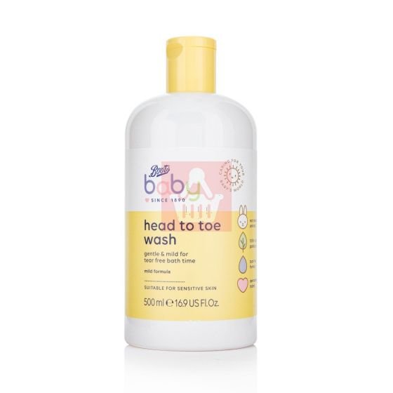 Boots	Head to toe wash